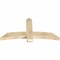 Ekena Millwork Bellingham Rough Sawn Timber Gable Bracket, Douglas Fir, 60"W x 30"H x 4"D x 6"F, 12/12 Pitch GBW060X30X0406BEL00RDF - alternate 4